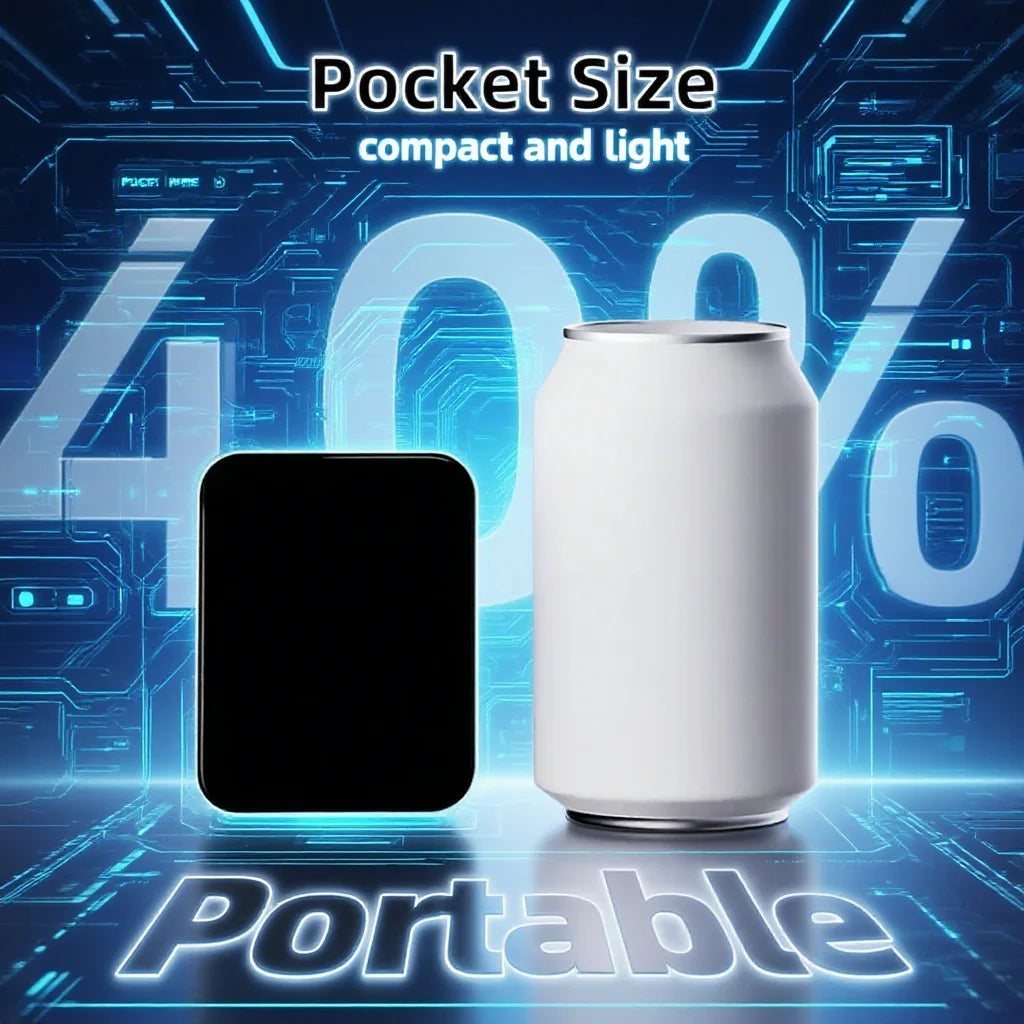 1Portable Wireless Label Printer - Compact Inkless Wireless Label Maker for Barcodes, Jewelry & Retail Clothing Tags