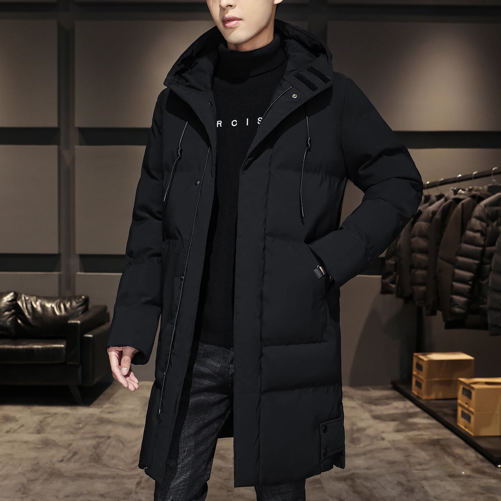 New Fashion High Quality Long Cotton-padded  Warm Coat