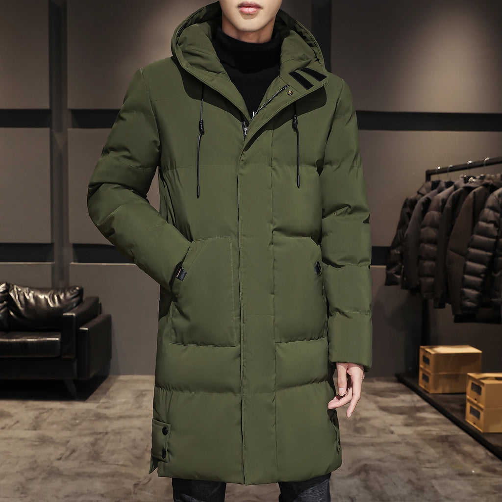New Fashion High Quality Long Cotton-padded  Warm Coat