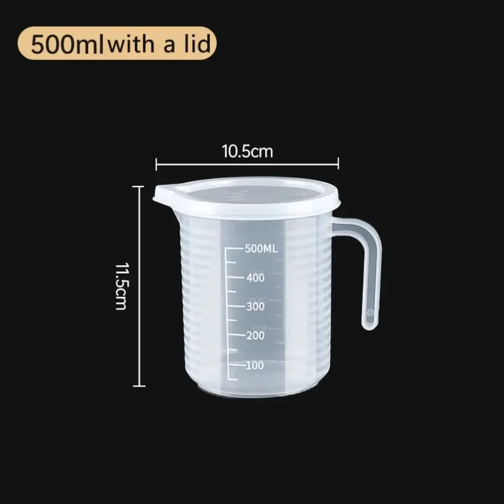 100-5000ml Thickened Plastic Measuring Cup with Scale Food Grade Measuring Cup Experimental Measuring Cup Beaker Plastic Cup