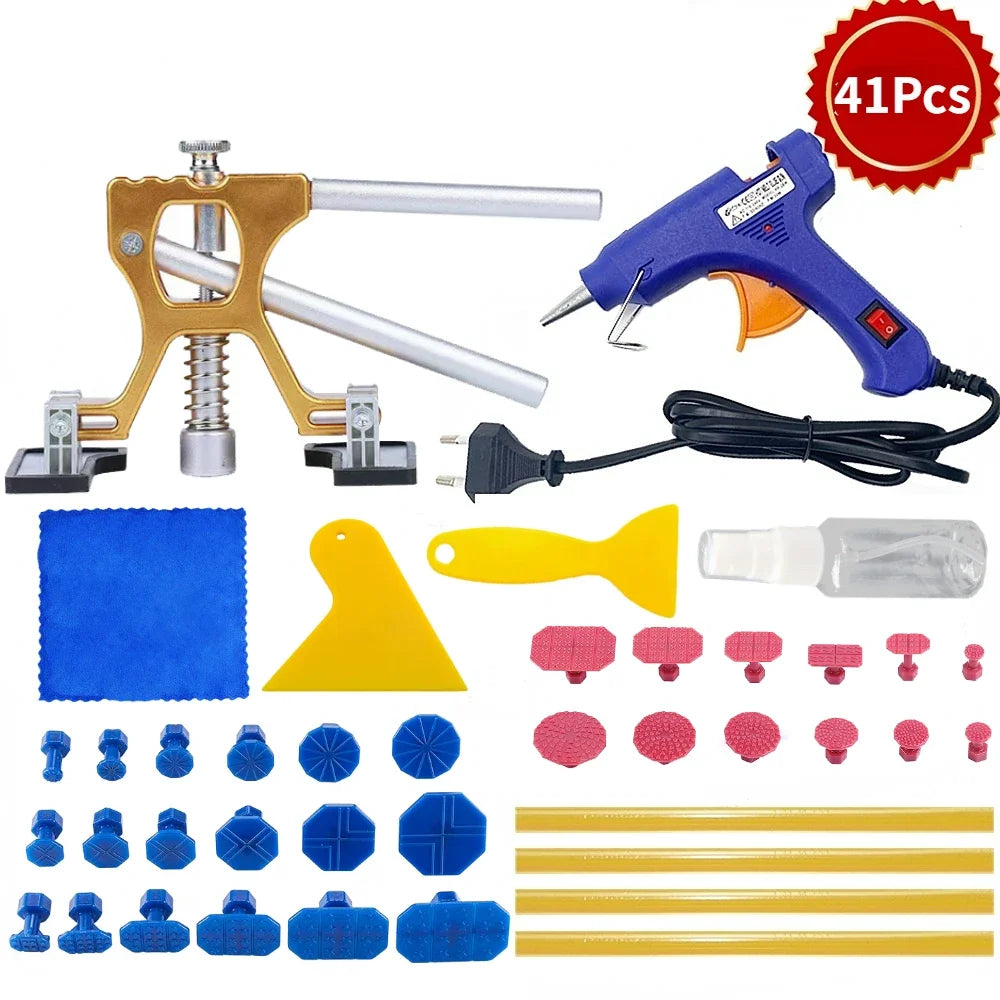 PWS New Adjustable Car Dent Repair Tools  Glue Gun Auto Dent Removal Kit Automotive Paintless Dent Repair Kit for Vehicle