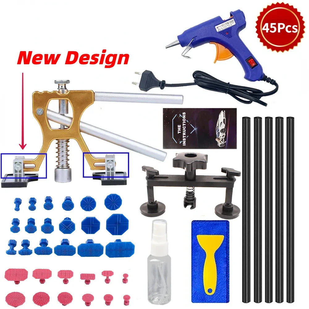 PWS New Adjustable Car Dent Repair Tools  Glue Gun Auto Dent Removal Kit Automotive Paintless Dent Repair Kit for Vehicle