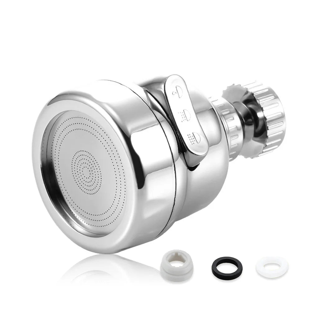 360 Degree Swivel Kitchen Faucet Aerator Adjustable Dual Mode Sprayer Filter Diffuser Water Saving Nozzle Bath Faucet Connector