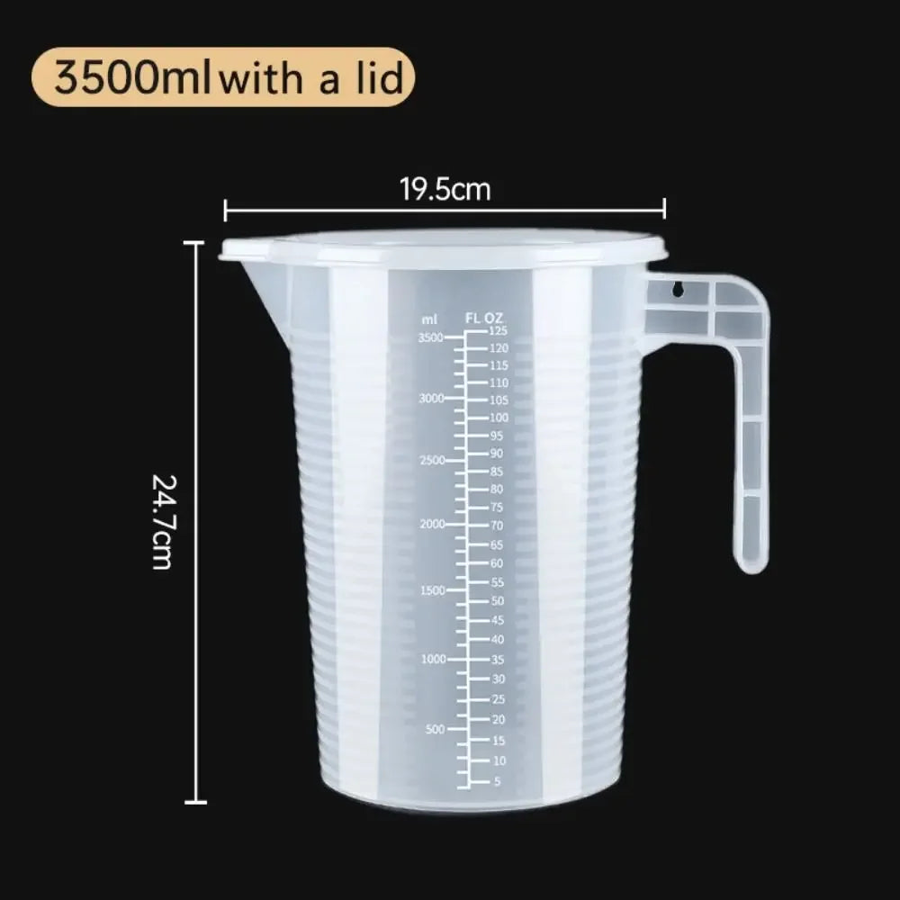 100-5000ml Thickened Plastic Measuring Cup with Scale Food Grade Measuring Cup Experimental Measuring Cup Beaker Plastic Cup