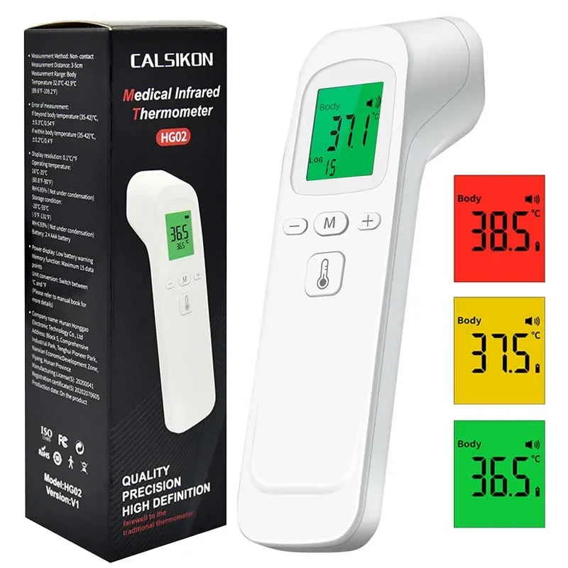 Digital Infrared Thermometer, Fast Non-Contact Body & Forehead Temperature Measurement, Medical Grade