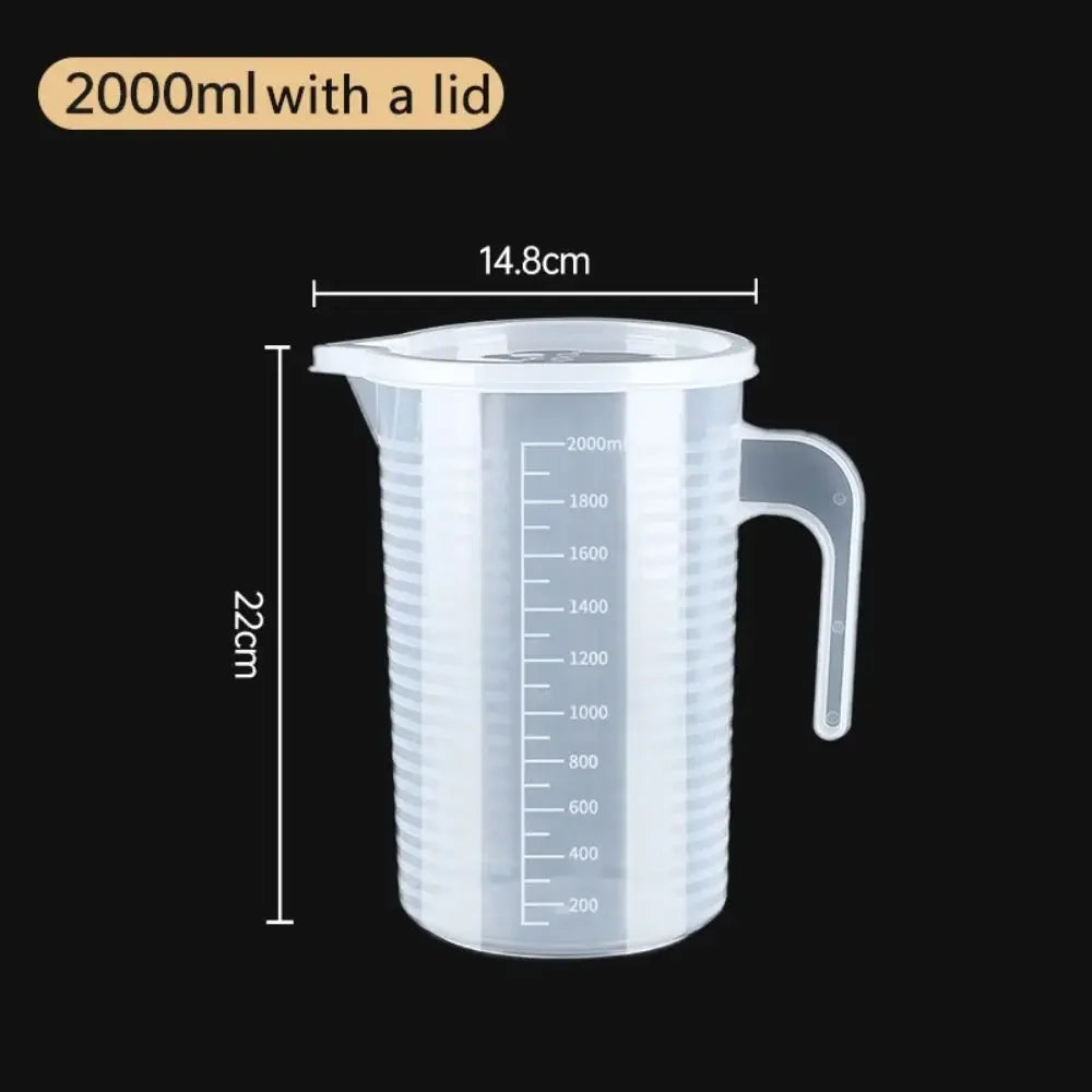 100-5000ml Thickened Plastic Measuring Cup with Scale Food Grade Measuring Cup Experimental Measuring Cup Beaker Plastic Cup