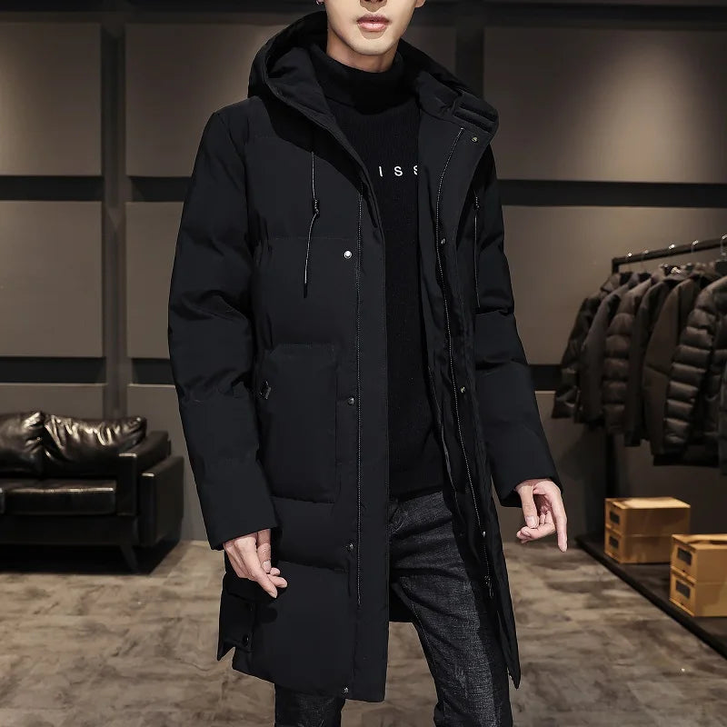New Fashion High Quality Long Cotton-padded  Warm Coat