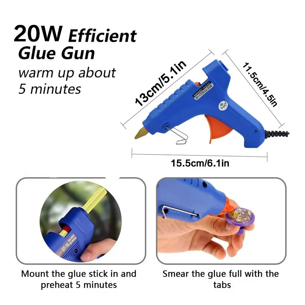 PWS New Adjustable Car Dent Repair Tools  Glue Gun Auto Dent Removal Kit Automotive Paintless Dent Repair Kit for Vehicle