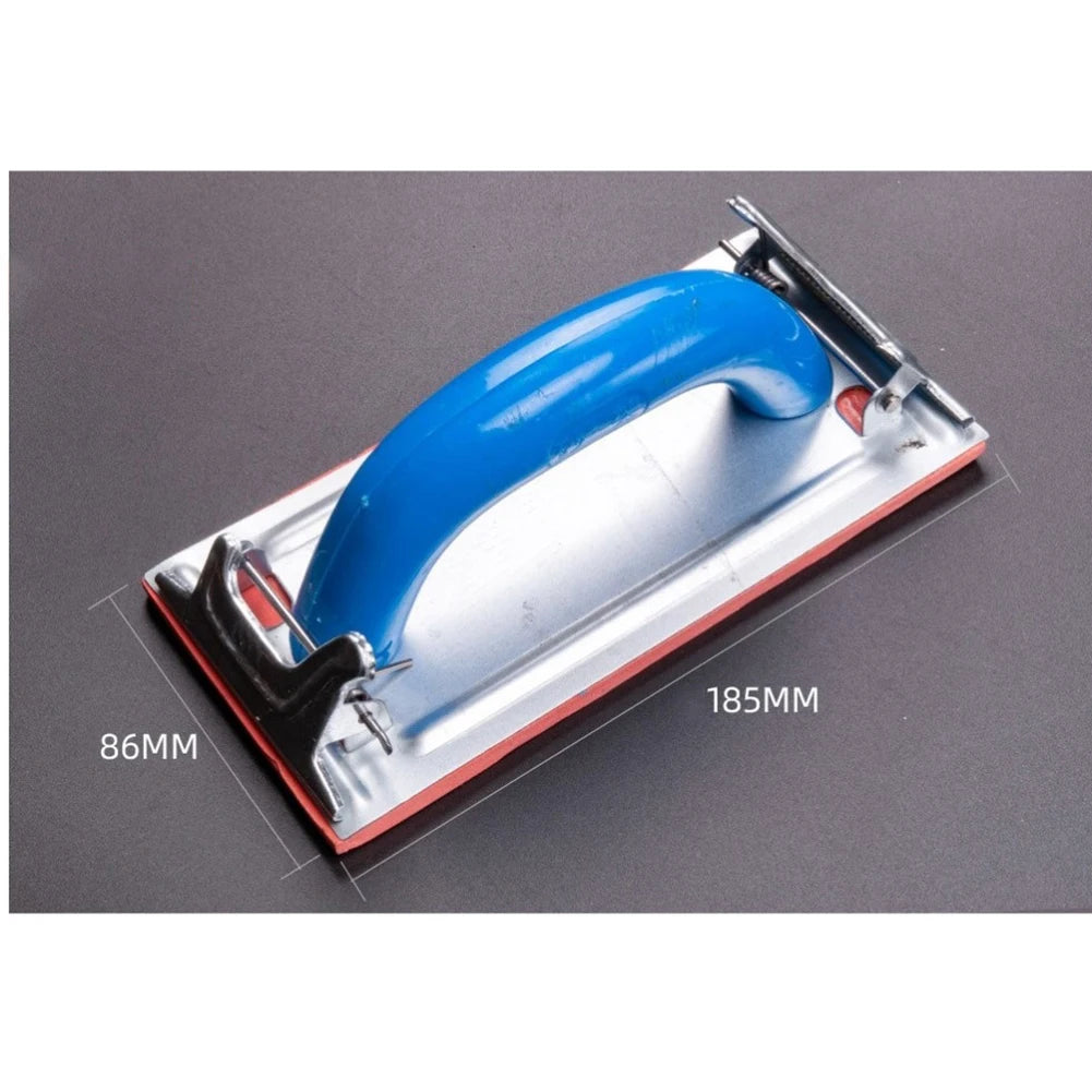 1pc Sandpaper Holder Grinding Polishing Tool hand sander Woodworking Abrasive Tool Wall Sand Board Wi/ Metal Clip for wood metat