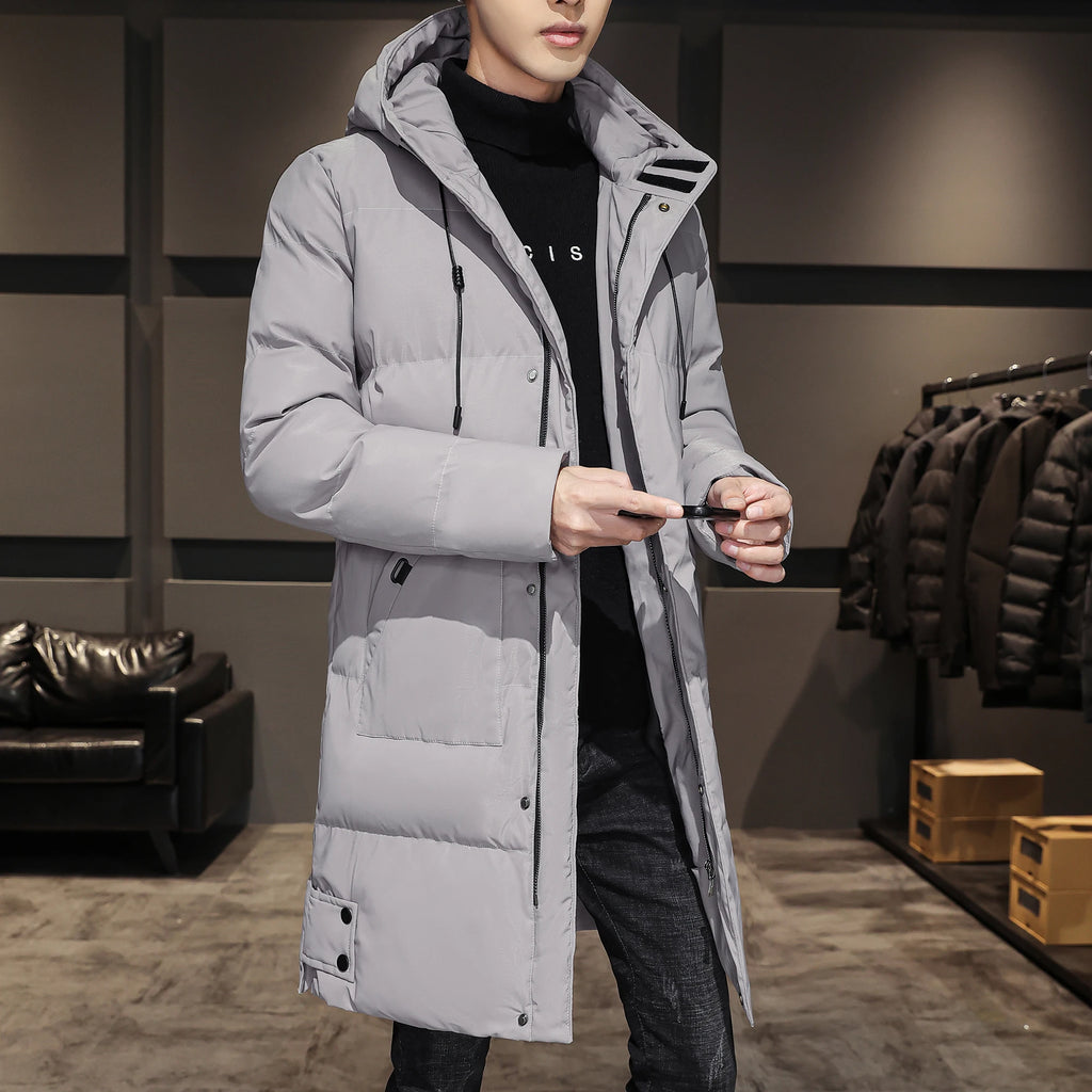 New Fashion High Quality Long Cotton-padded  Warm Coat