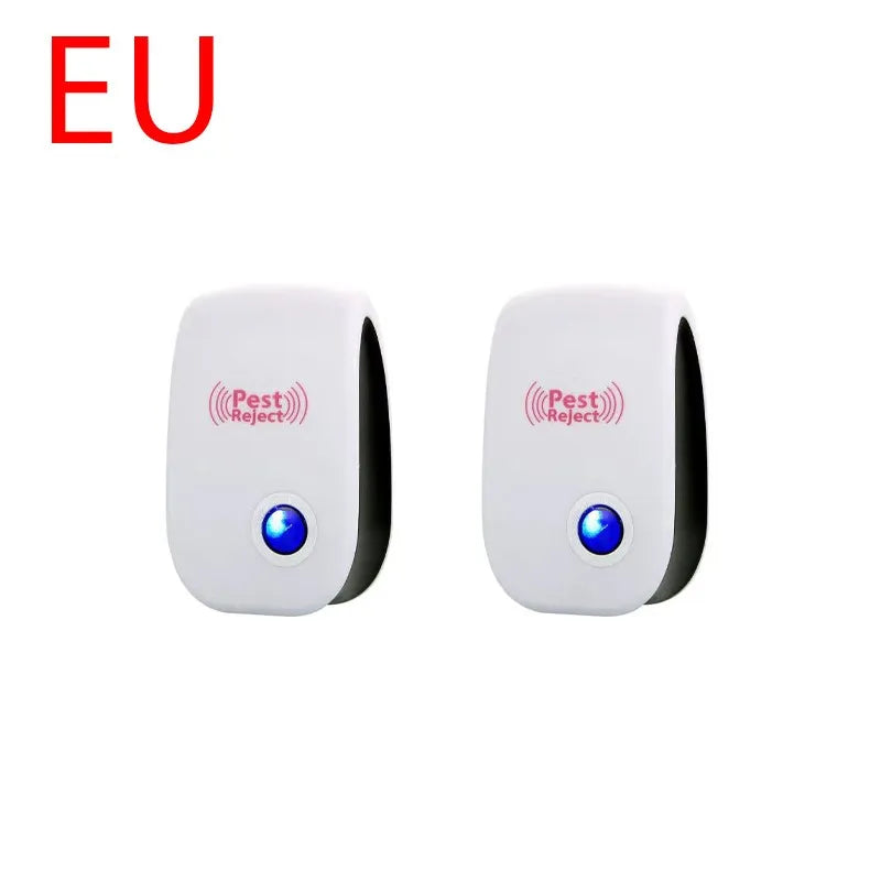 2/4/6pcs Pest Reject Ultrasound Mouse Cockroach Repeller Device Insect Rats Spiders Mosquito Killer Pest Control Household Pest
